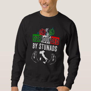 Sudadera Divertidos dichos italianos rodeados de Stunads It