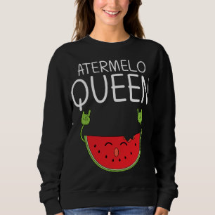Sudadera Divertidos diseños de sandía para las mujeres mami