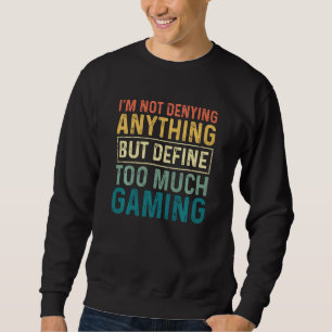 Sudadera Divertidos juegos de video para juegos en línea pa