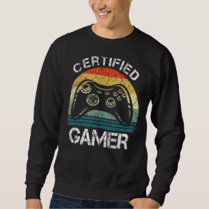 Sudadera Divertidos juegos de videojuegos con certificación