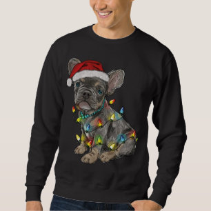 Sudadera Divertidos Navidades de árboles de perros Bulldog