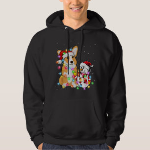 Sudadera Divertidos Navidades de perro de Corgi Noches de S