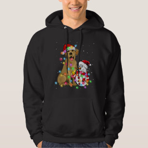 Sudadera Divertidos Navidades de perro de Labrador Snowman 