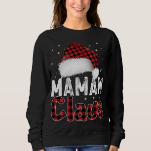 Sudadera Divertidos Navidades de Santa Hat Vestir Mamáes fa