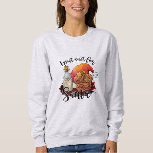 Sudadera Divertidos Navidades, Lo Puse Para Santa