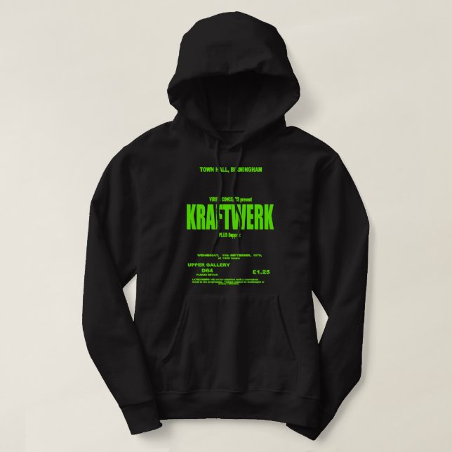 Sudadera Divertidos Regalos De Música Electrónica De Kraftw (Diseño del anverso)