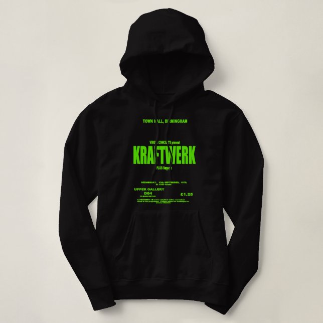 Sudadera Divertidos Regalos De Música Electrónica De Kraftw (Diseño del anverso)