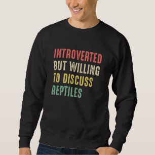 Sudadera Divertidos Reptiles Presentaron Pero Estaban Dispu