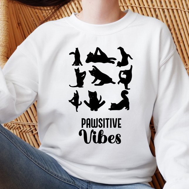 Sudadera Divertidos seis puestos de yoga para gatos (Subido por el creador)