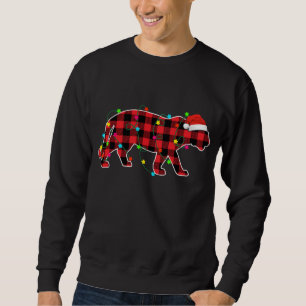 Sudadera Divertidos tigres Árbol de Navidad Rojo de Navidad