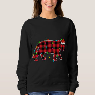 Sudadera Divertidos tigres Árbol de Navidad Rojo de Navidad