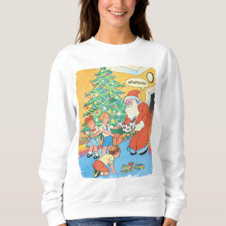 Sudadera Diviértete con Santa Antiguo - Lo que sea.