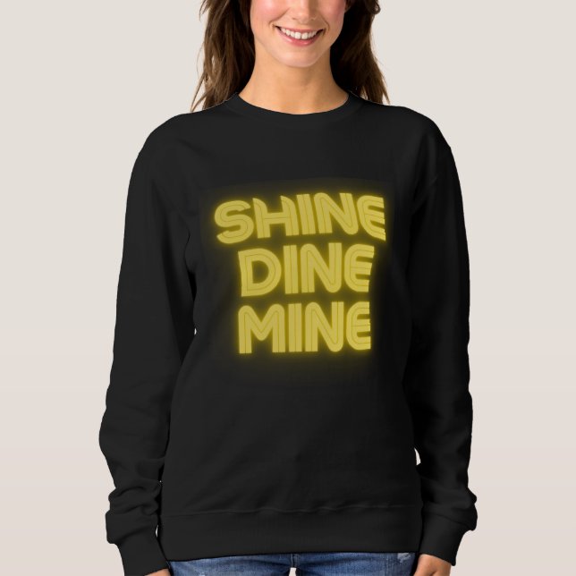 Sudadera Diviértete Mega Conjunto Brillante Para Minar (Anverso)