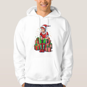 Sudadera Diviértete Payaso de Navidad Santa Claus Elfo Niño