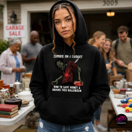 Sudadera Diviértete Zombie Con Presupuesto en Halloween