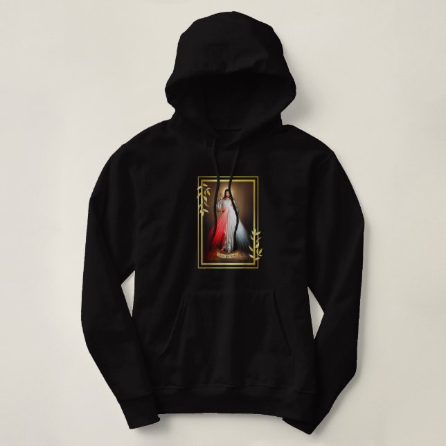 Sudadera Divina Misericordia Jesucristo Sagrado Corazón De  (Diseño del anverso)