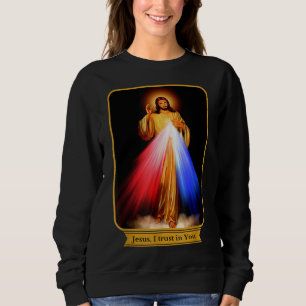 Sudadera Divina Misericordia Jesús Que Confío En Ustedes Ca