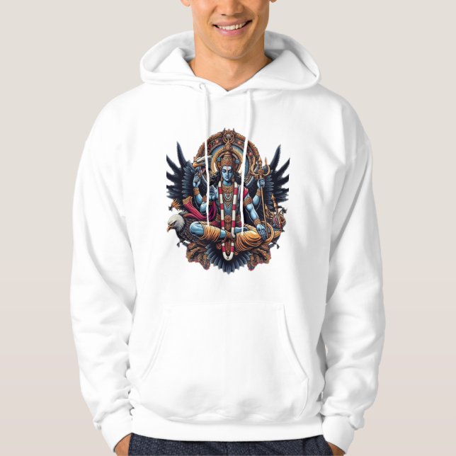 Sudadera "Divine Guardian: Vishnu y Garuda" (Anverso)