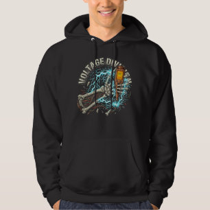 Sudadera División de Voltaje Regalo de Electricista Cable C