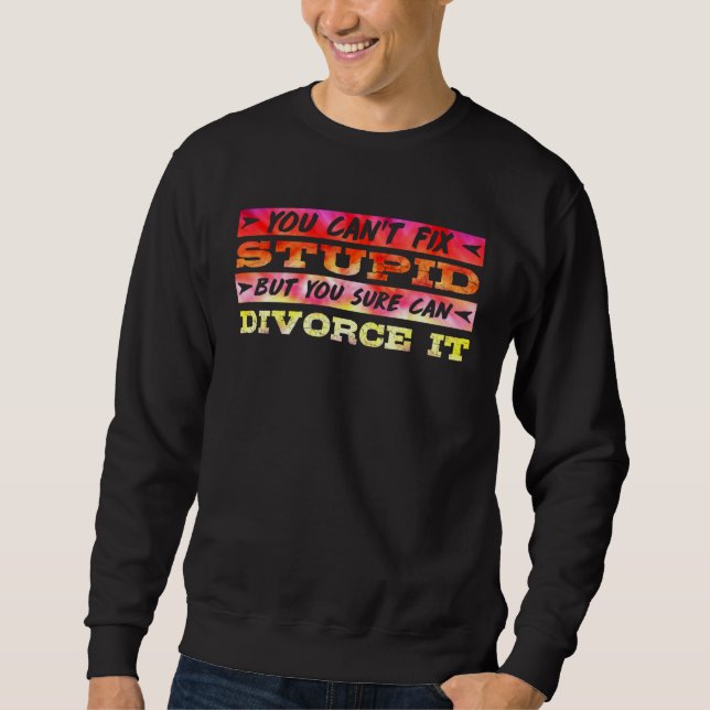 Sudadera Divorce Party Happily Divorced Men Divorce  1 (Anverso)
