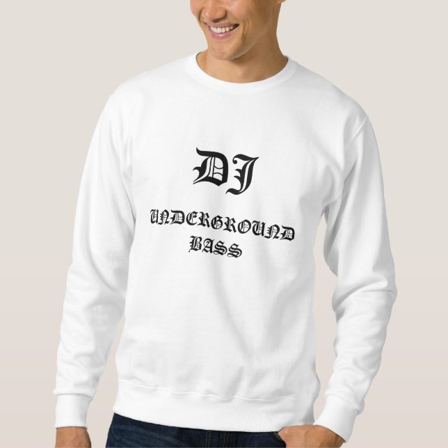 SUDADERA DJ, BAJO SUBTERRÁNEO (Anverso)