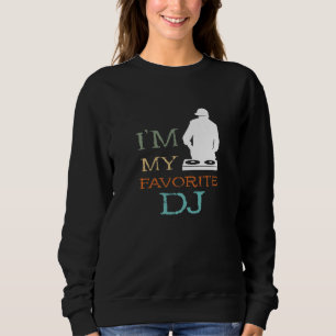 Sudadera DJ de DJ de disco de Jockey de DJ favorito Turntab
