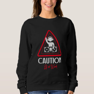 Sudadera Dj En La Música De Trabajo