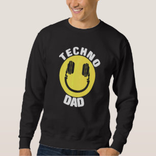 Sudadera Dj Music Techno Dad