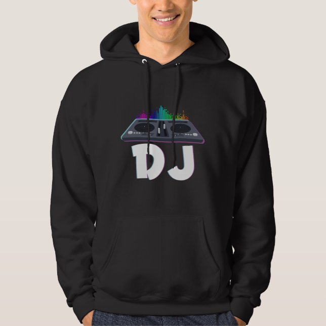 Sudadera DJ Techno Music Productor Electro (Anverso)