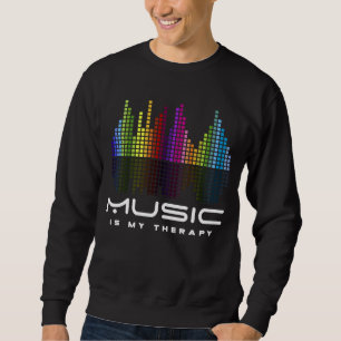 Sudadera DJ Techno Therapy Music Equalizer edm Fiesta