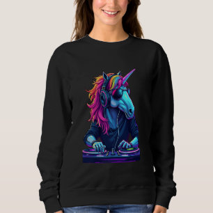 Sudadera DJ Unicornio con Sonido de Fantasía Ritmos Musical
