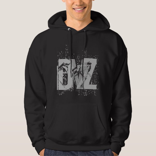 Sudadera DMZ (en negro#2) (Anverso)