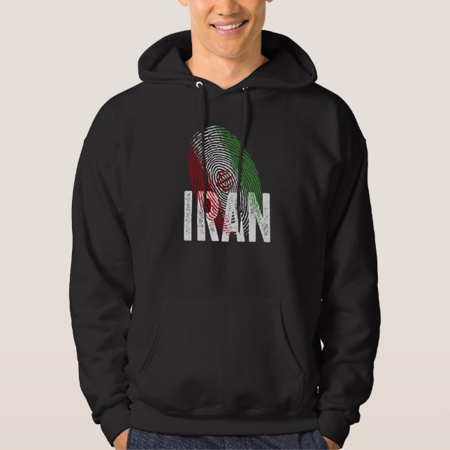 Sudadera DNA Iranian Proud Iranian Cool Iran Flag (Anverso)