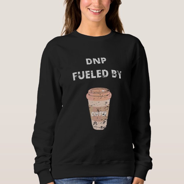 Sudadera Dnp Doctor en Práctica de Enfermería Café Retro (Anverso)