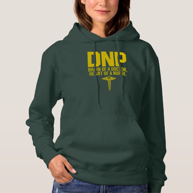 Sudadera DNP Doctor of Nursing Practice Brain RN Nurse  (Anverso)