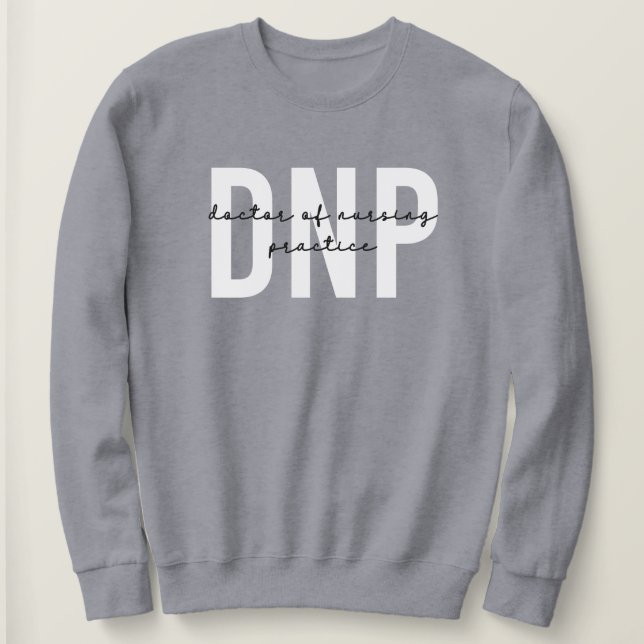 Sudadera DNP Médica de la práctica de Enfermería Graduación (Anverso del diseño)