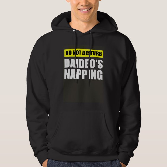 Sudadera Do Not Disturb Daideo s Napping (Anverso)