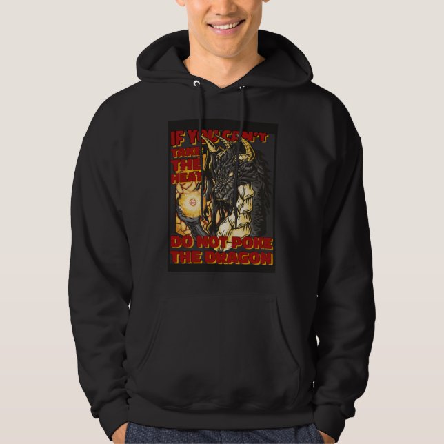 Sudadera Do Not Poke The Dragon Mythical Creature Dragon (Anverso)
