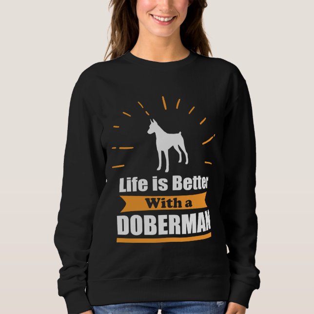 Sudadera Doberman 518 (Anverso)
