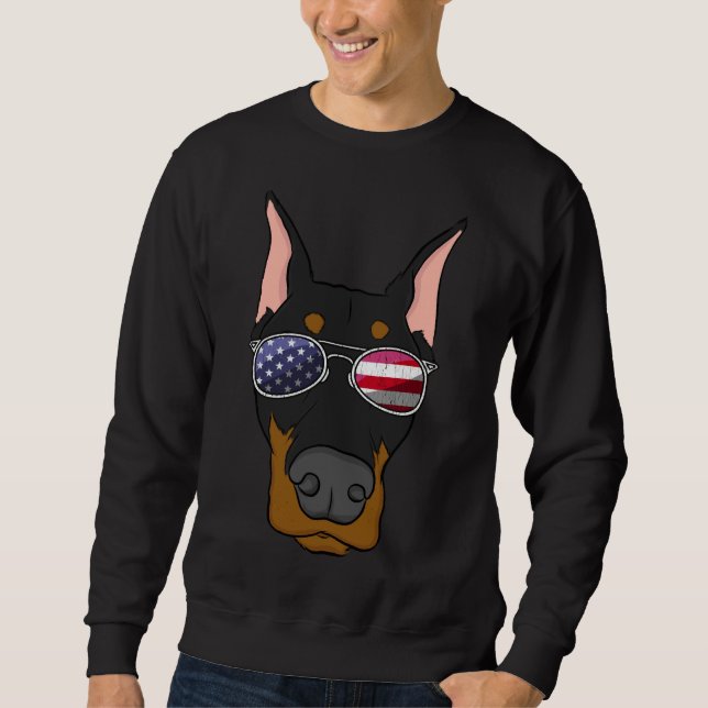 Sudadera Doberman americano 20 (Anverso)