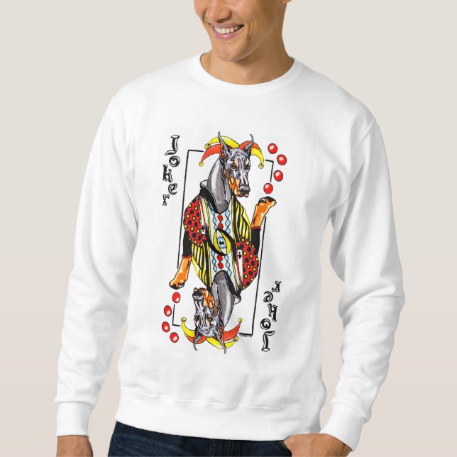 Sudadera Doberman Black Joker (Anverso)