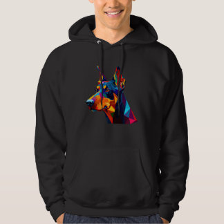 Sudadera Doberman  Colorful Pop Doberman Pinscher