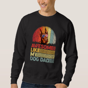 Sudadera Doberman con problemas como mi papá de perro