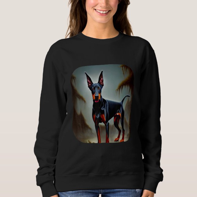 Sudadera Doberman Dog 2 (Anverso)