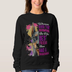 Sudadera Doberman Es La Mejor Amiga De Las Perras Perro Gra