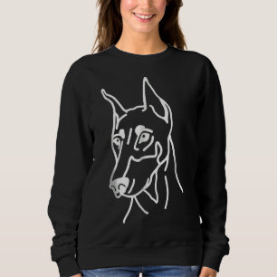Sudadera Doberman Head 1181