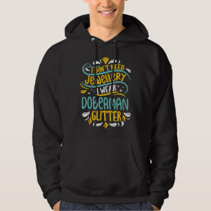 Sudadera Doberman Jewelry Purpurina Guay Funny Cute Sweet D
