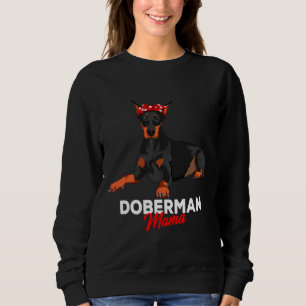 Sudadera Doberman Mama Funny Dobie Dog