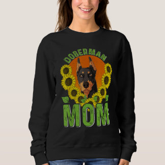 Sudadera Doberman Mom Dog   Dog Mom Dog Owner Doberman  