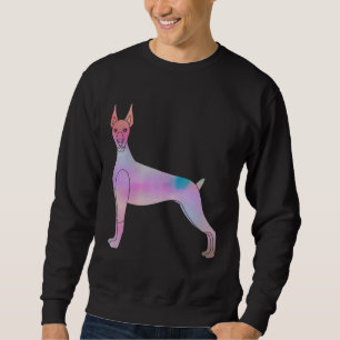 Sudadera Doberman Pincher Pastel Tone